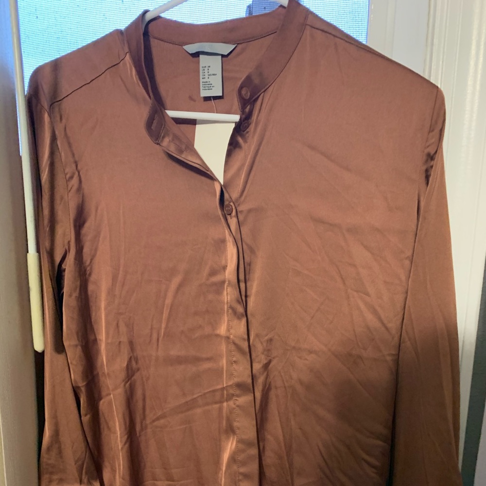 H&M satin blouse